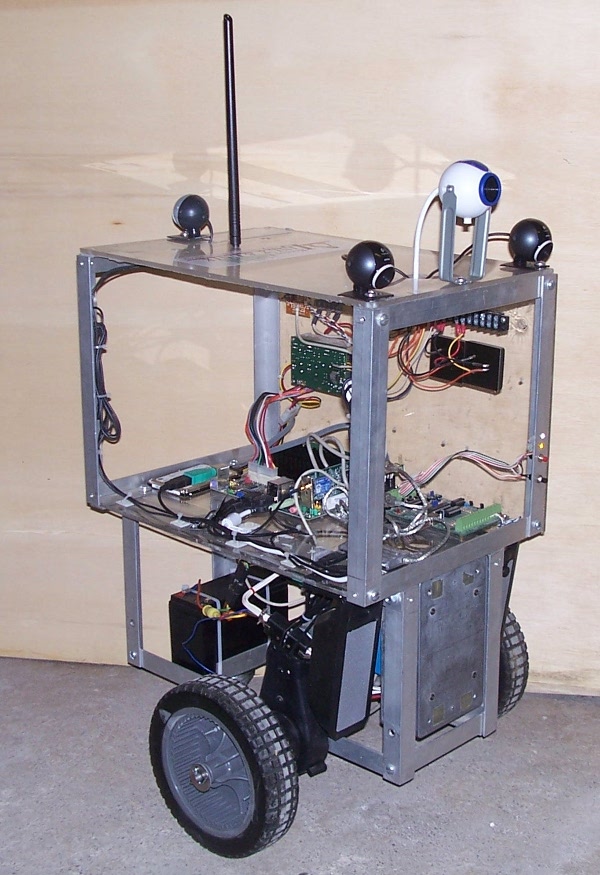 Linux PC Robot — Angle View